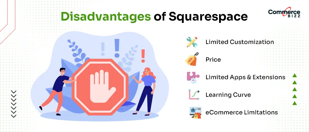 disadvantages of squarespace