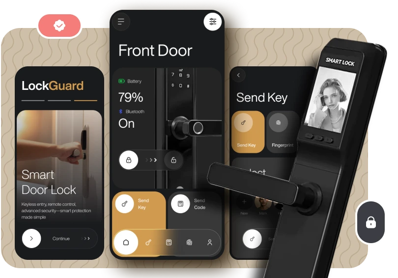 Home Door Smart Lock App